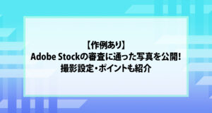 【作例あり】Adobe Stockの審査に通った写真を公開！撮影設定・ポイントも紹介