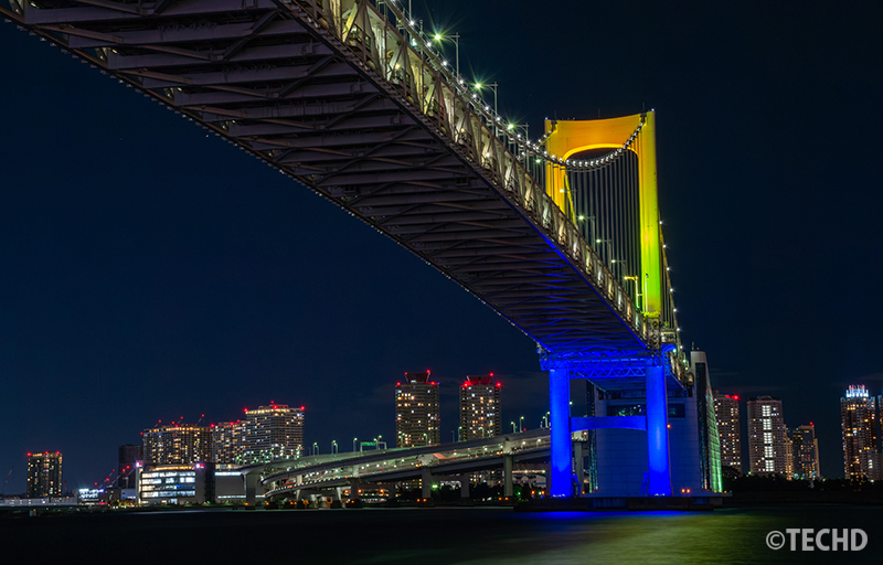 再度Adobe Stockに提出したレインボーブリッジの夜景の写真